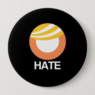 HOPE (Obama) vs. HATE (Trump) Ronde Button 4,0 Cm