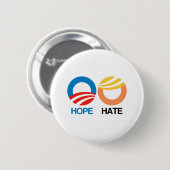 HOPE (Obama) vs. HATE (Trump) Ronde Button 5,7 Cm (Voorkant /achterkant)