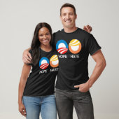 HOPE (Obama) vs. HATE (Trump) T-shirt (Unisex)