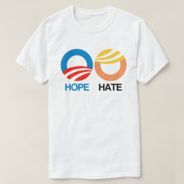 HOPE (Obama) vs. HATE (Trump) T-shirt
