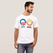 HOPE (Obama) vs. HATE (Trump) T-shirt (Voorkant volledig)