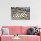 Hope Oceanside Canvas Afdruk (Insitu (Woonkamer))