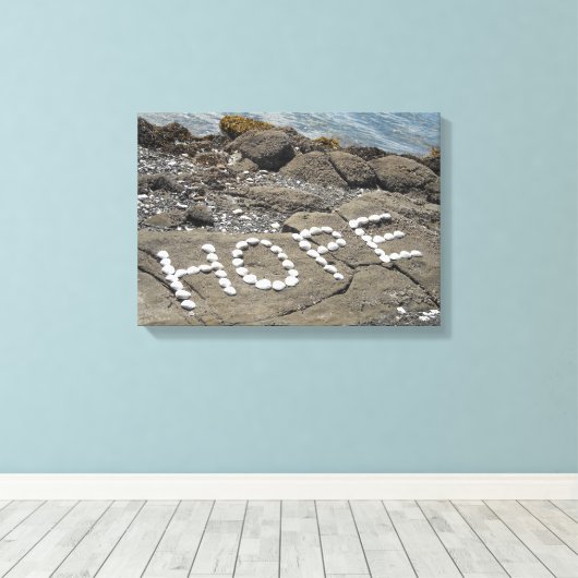 Hope Oceanside Canvas Afdruk (Insitu (Houten vloer))