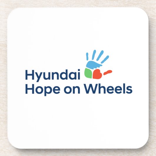 Hope On Wheels Achterbaan Bier Onderzetter (Voorkant)