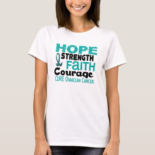 HOPE Ovarian Cancer T-shirt (Voorkant)