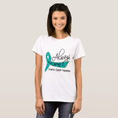 Hope Ovarian Cancer T-shirt (Voorkant volledig)
