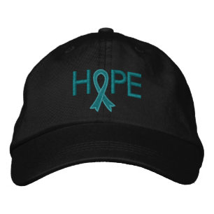 HOPE - Ovariumcarcinoom Blauwgroen lint Pet