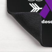 Hope - Overdose Awareness Purple Ribbon Muismat (Hoek)