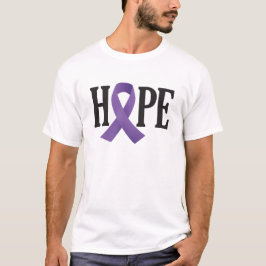 Hope Paarse Ribbon T-shirt