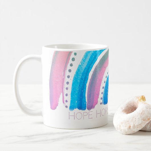 HOPE Pastel Regenboog Koffiemok (Met donut)