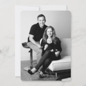 Hope Peace Joy en Laughter Holiday Photo Card Feestdagenkaart (Achterkant)