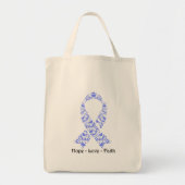 Hope Periwinkle Awareness Ribbon Tote Bag (Voorkant)