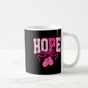 Hope Pink Ribbon Boxing Handschoenen Roze Borstkan Koffiemok