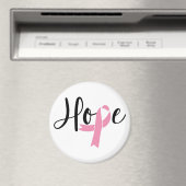 Hope Pink Ribbon Breast Cancer Bewustheid Magneet (Insitu (Vaatwasser))