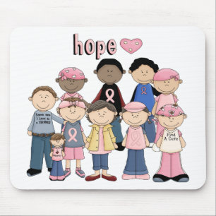 Hope Pink Ribbon Muismat