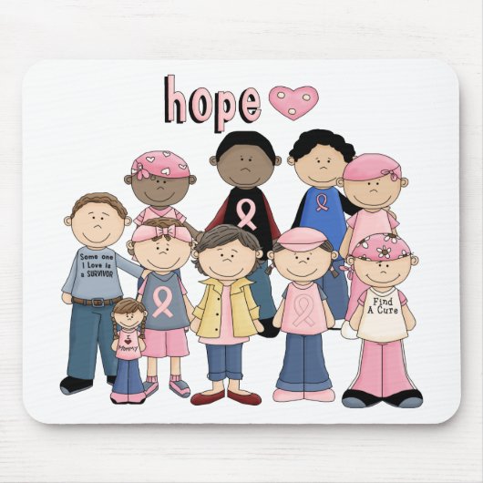 Hope Pink Ribbon Muismat (Voorkant)