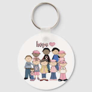 Hope Pink Ribbon Sleutelhanger
