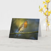 Hope Poem van Emily Dickinson Kaart (Gele Bloem)