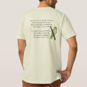 Hope Poem van Emily Dickinson met Quaker Parakeet T-shirt (Achterkant)
