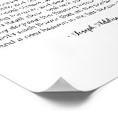 Hope Poem van Joseph Addison Poster (Hoek)