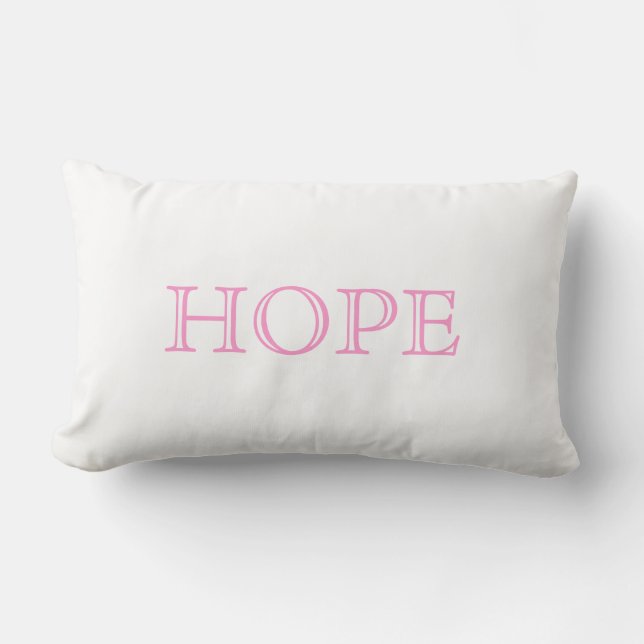 "Hope" Polyester Lumbar Pillow Kussen (Voorkant)