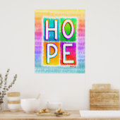HOPE Pop Art Posters (Keuken)
