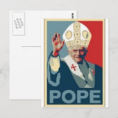 HOPE POPE BRIEFKAART (Voorkant / Achterkant)