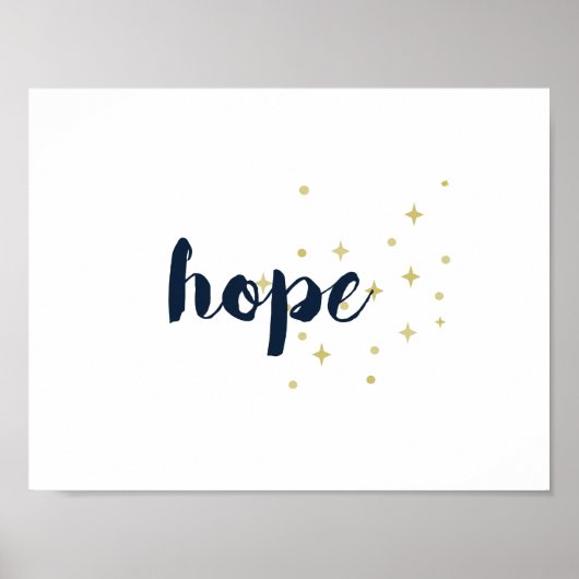 Hope Poster - White (Voorkant)
