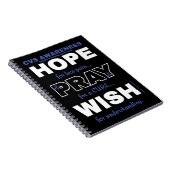 Hope Pray Wish...CVS Notitieboek (Rechterzijde)