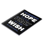 Hope Pray Wish...CVS Notitieboek (Linkerzijde)