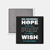 Hope Pray Wish...EDS Magnet (Voorkant / Achterkant)