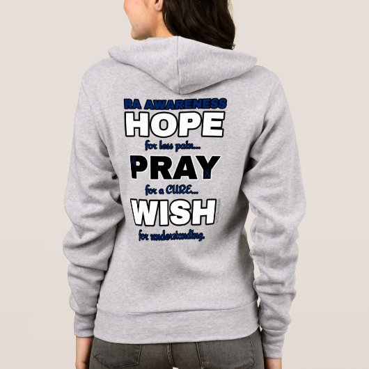 Hope Pray Wish...RA Hoodie (Achterkant)