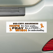 Hope Pray Wish...RSD/CRPS Bumpersticker (Op auto)