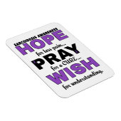 Hope Pray Wish.. Sarcoidose Magneet (Rechterzijde)