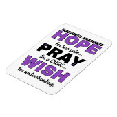 Hope Pray Wish.. Sarcoidose Magneet (Linkerzijde)