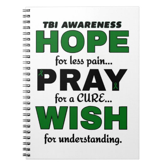 Hope Pray Wish...TBI Notitieboek (Voorkant)