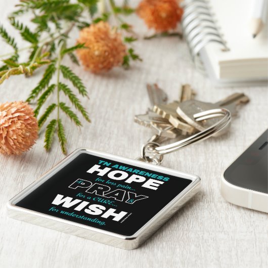 Hope Pray Wish... TN Sleutelhanger (Zijkant)