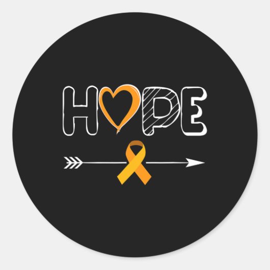 HOPE-producten Leukemie Producten ln Ronde Sticker (Voorkant)