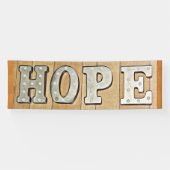HOPE-protestbanner of -bordbord Spandoek (Horizontaal)