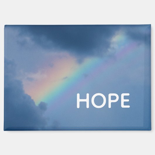 HOPE rainbow magnet (Voorkant)