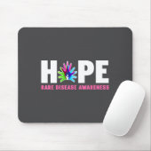 Hope Rare Disease Awareness Shirt - Rare Disease D Muismat (Met muis)