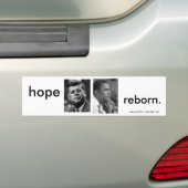 HOPE REBORN OBAMA JFK BUMPERSTICKER (Op auto)