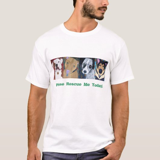 HOPE redt me alsjeblieft vandaag T-shirt (Voorkant)