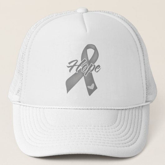 Hope Ribbon - Brain Cancer Trucker Pet (Voorkant)