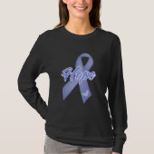 Hope Ribbon - Esophageal Cancer T-shirt (Voorkant)
