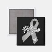 Hope Ribbon - Parkinson ziekte Magneet (Voorkant / Achterkant)