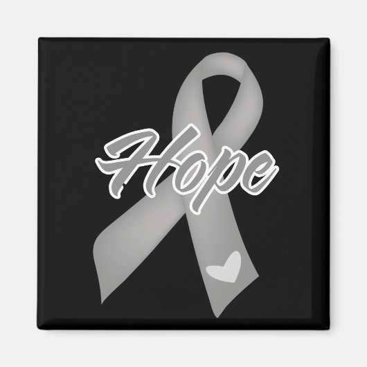 Hope Ribbon - Parkinson ziekte Magneet (Voorkant)