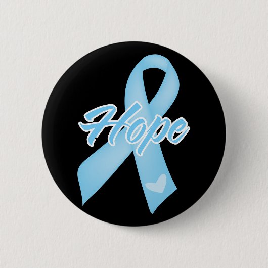 Hope Ribbon - Prostate Cancer Ronde Button 5,7 Cm (Voorkant)