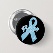 Hope Ribbon - Prostate Cancer Ronde Button 5,7 Cm (Voorkant /achterkant)