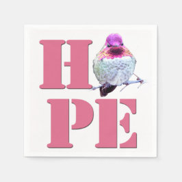 HOPE Roze Anna's Kolibrie Foto Servet